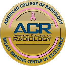 ACR Breast Imaging Center of Excellence badge.