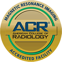 American College of Radiology MRI Accredited Facility badge.