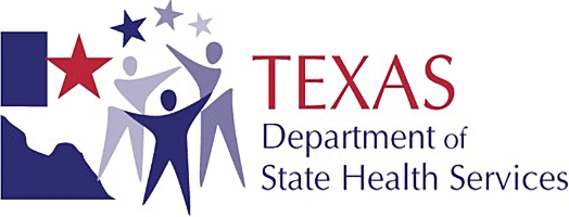 Texas Department of State Health Services badge.